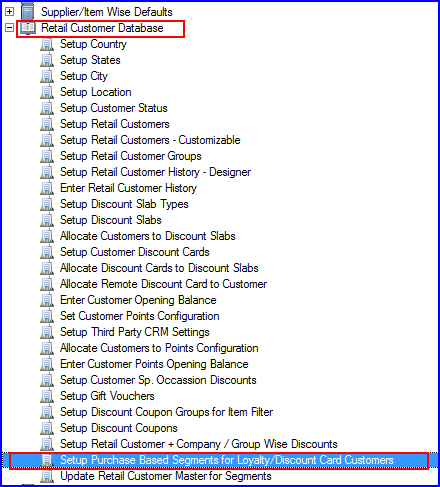 Setup Purchase Based Segments for Loyalty_Discount Card Customers